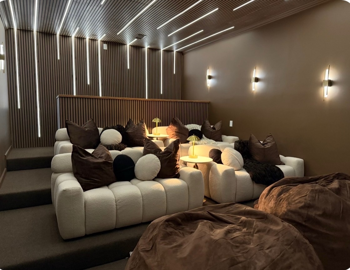 Cinematic home theater — Janeve Interiors
